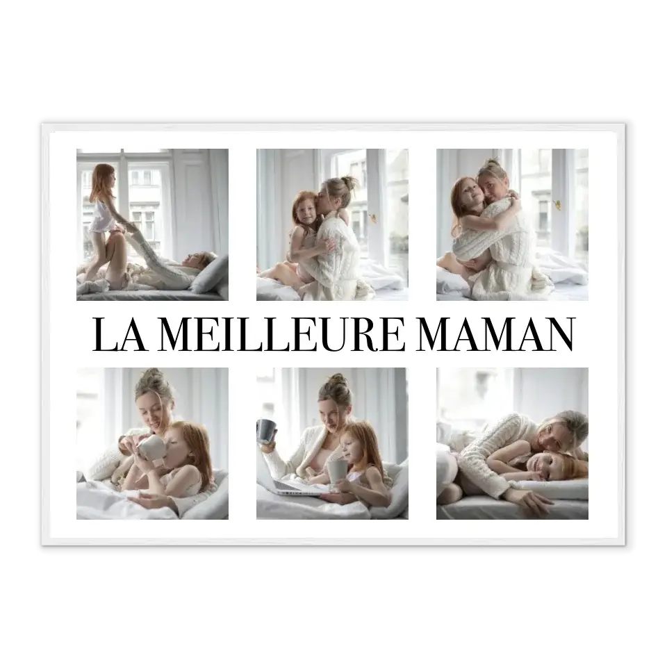 La Meilleure Maman - Affiche personnalisée