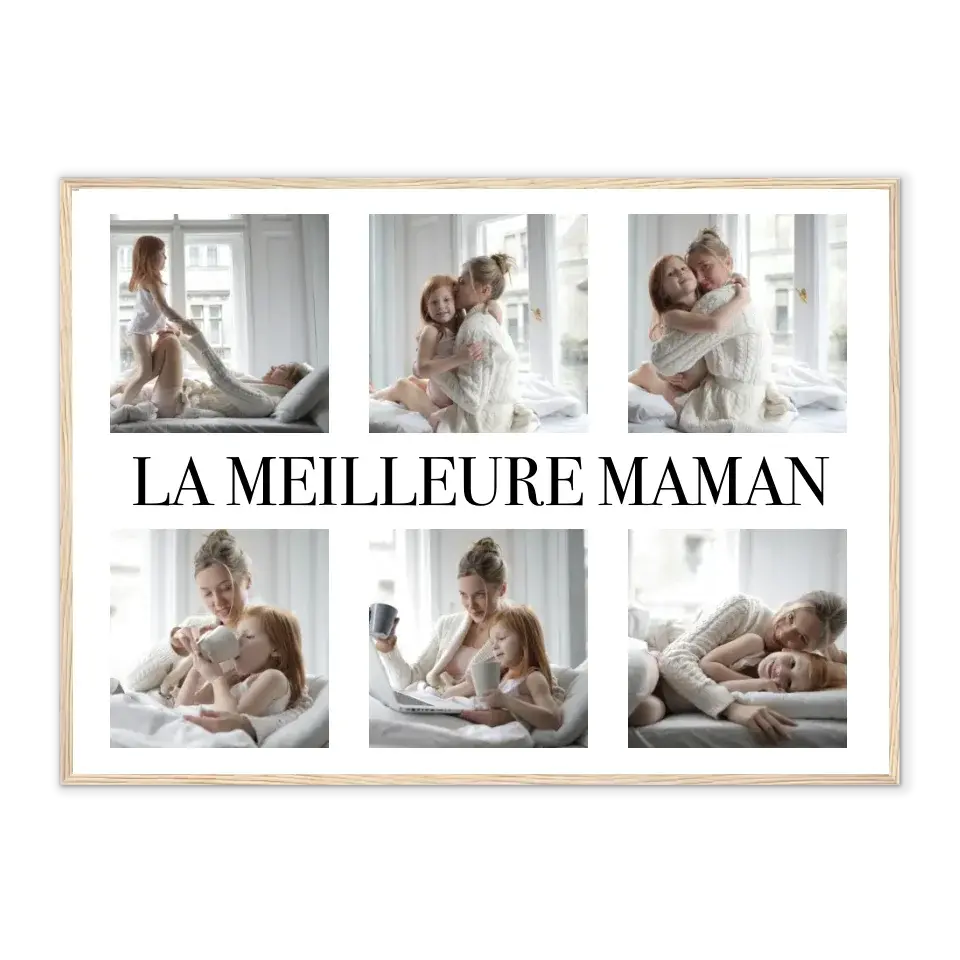 La Meilleure Maman - Affiche personnalisée