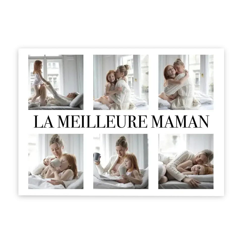 La Meilleure Maman - Affiche personnalisée