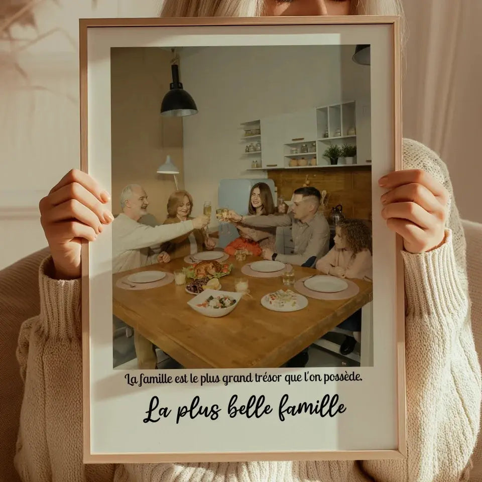 La plus belle famille - Affiche Personnalisée