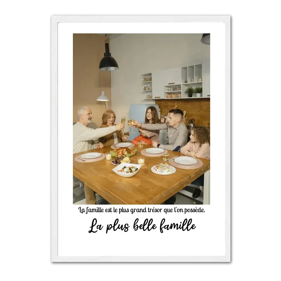 La plus belle famille - Affiche Personnalisée