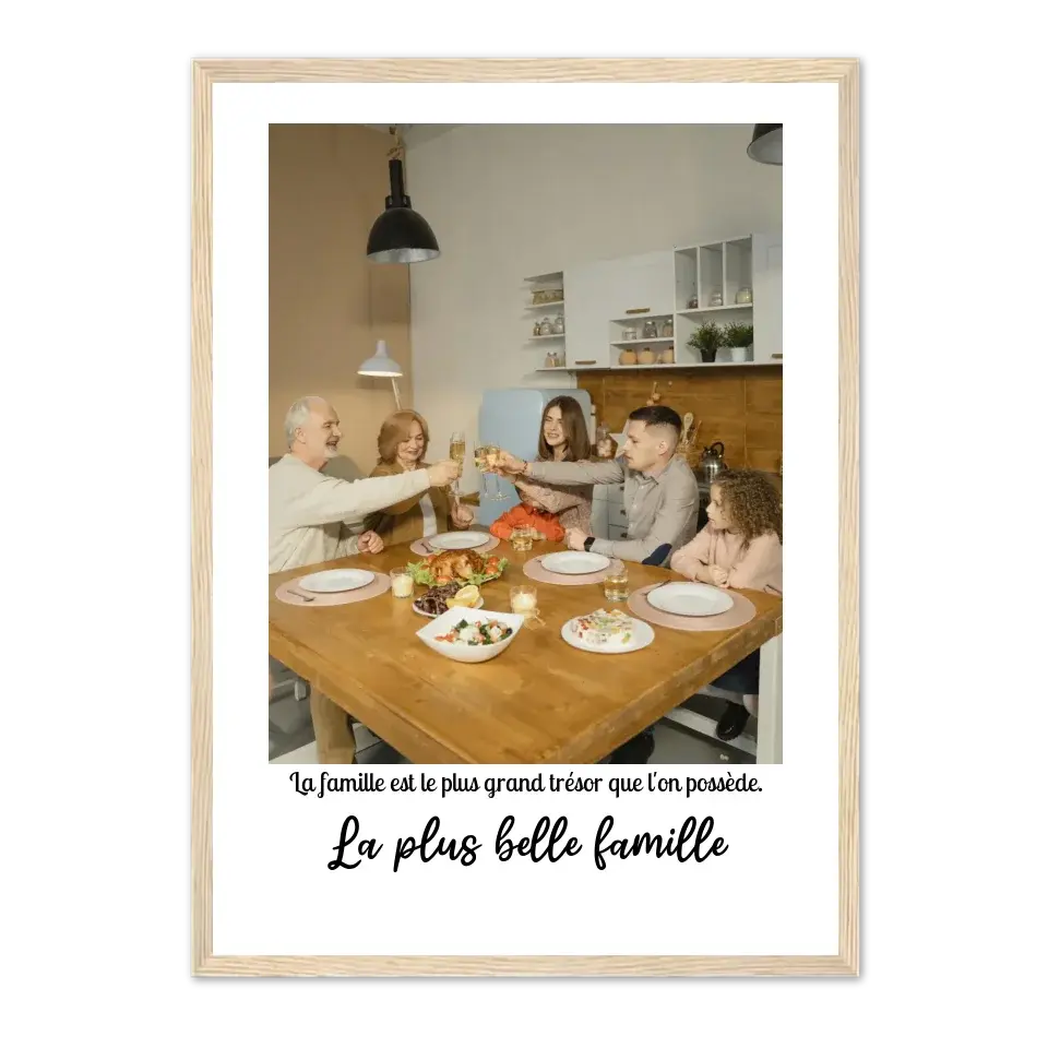 La plus belle famille - Affiche Personnalisée