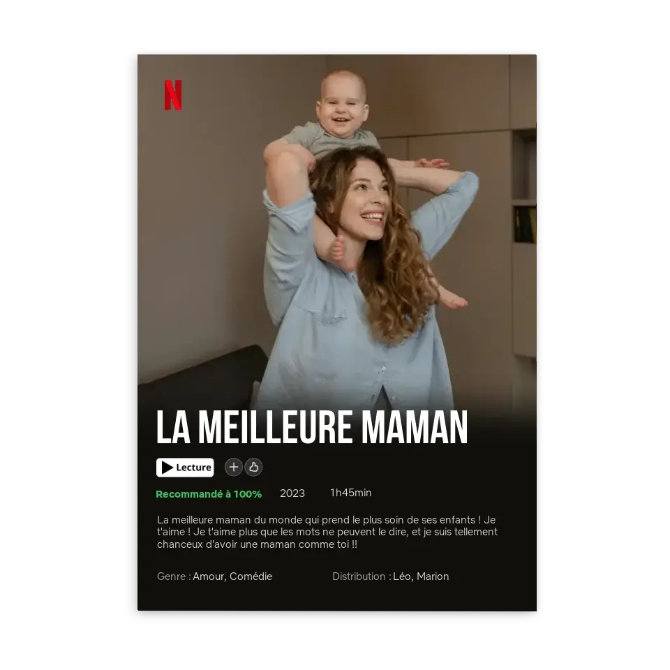 Notre Propre Film Ed. Maman - Affiche personnalisée